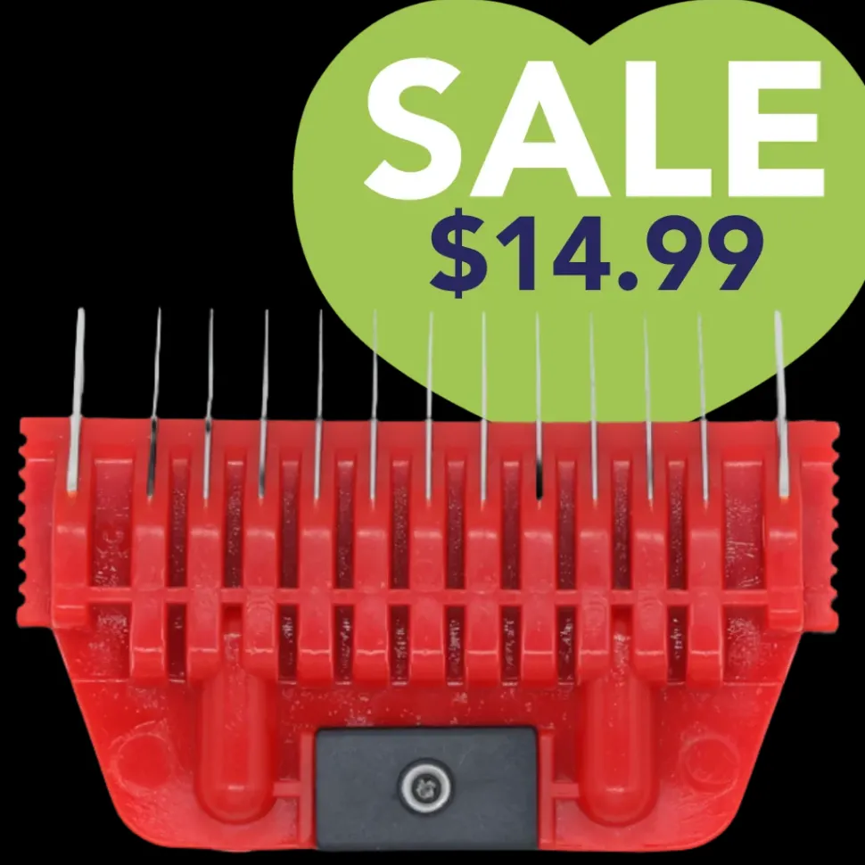 A Series Wide 3mm 1/8" Metal Comb by Joyzze
