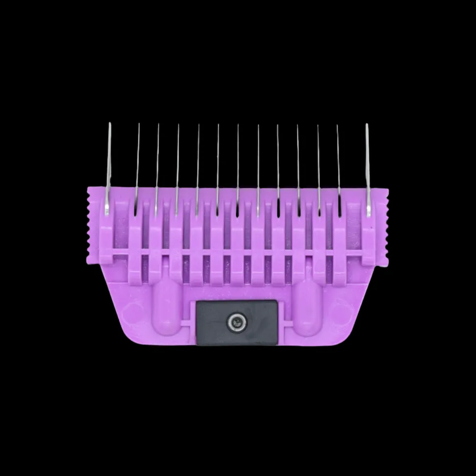 A Series Wide 6mm 1/4" Metal Comb by Joyzze