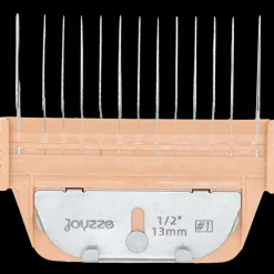 A Series Wide 13mm 1/2" Metal Comb by Joyzze