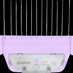 A Series Wide 19mm 3/4" Metal Comb by Joyzze