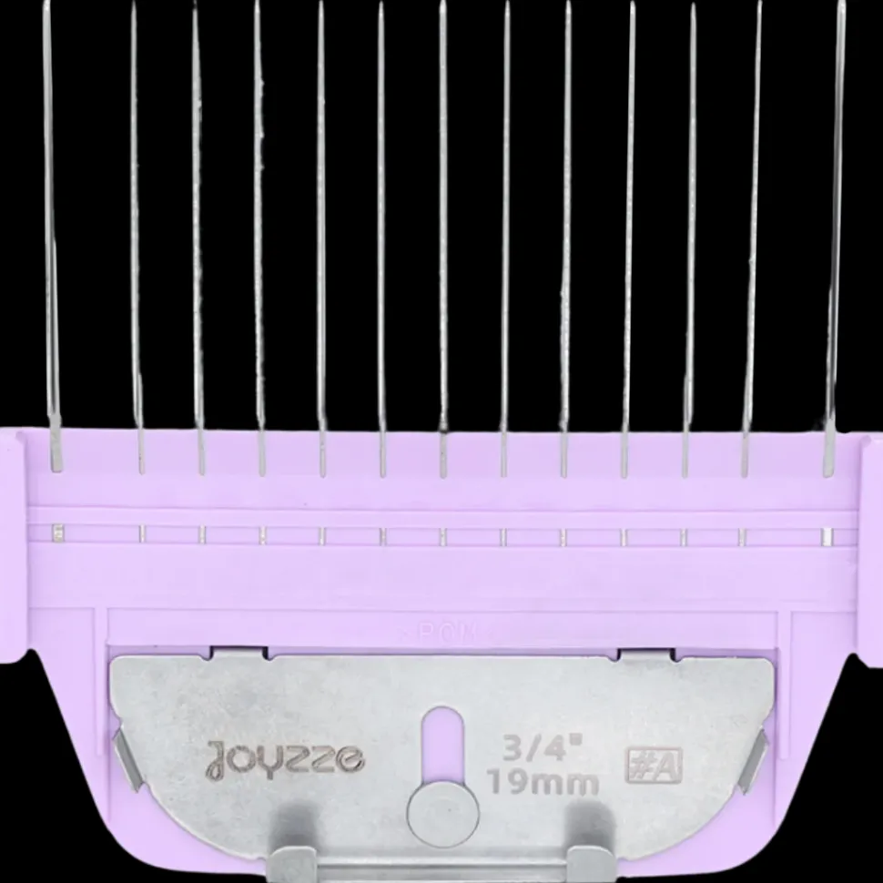 A Series Wide 19mm 3/4" Metal Comb by Joyzze