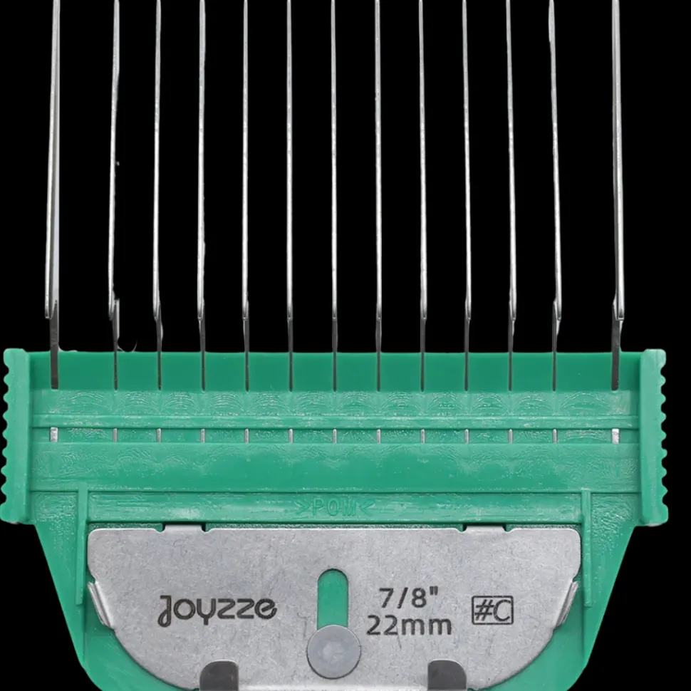 A Series Wide 22mm 7/8" Metal Comb by Joyzze