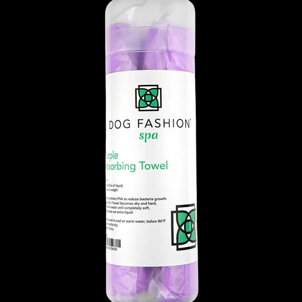 Absorption Towel Purple by Dog Fashion Spa