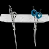 Acrylic 6 Scissor Holder Wall Mount Clear by PetStore.Direct
