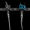 Acrylic 6 Scissor Holder Wall Mount Black by PetStore.Direct