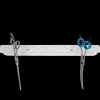 Acrylic 10 Scissor Holder Wall Mount Clear by PetStore.Direct