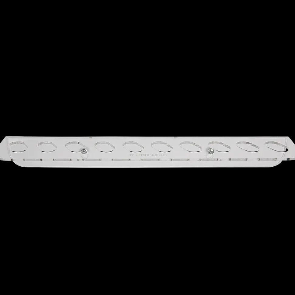 Acrylic 10 Scissor Holder Wall Mount Clear by PetStore.Direct