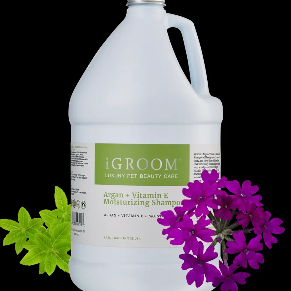 Argan and Vitamin E Shampoo Gallon by iGroom