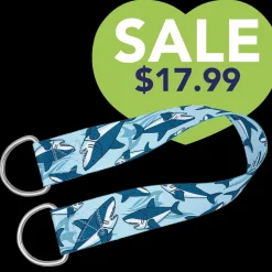 25" Belly Band Blue Shark by Groom Loop