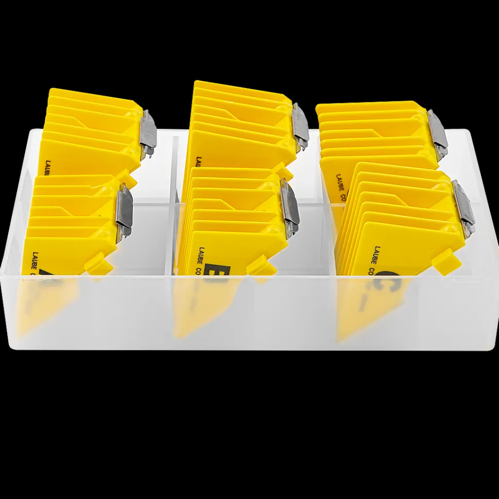 Big K Comb set of 6 Yellow by Laube