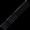 6" Black Premium 50/50 Face Comb by PetStore.Direct