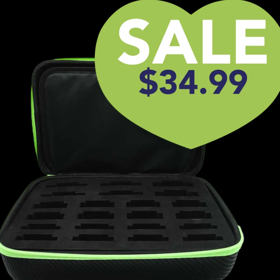 Blade Storage Case Green-Holds 22 Blades by Joyzze