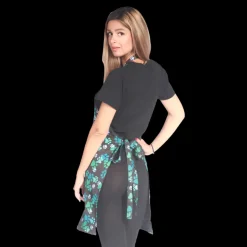 Blue Pawprint Grooming Apron by Ladybird Line