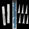 Blue Sparkle Feline Large Nail Caps by Soft Claws
