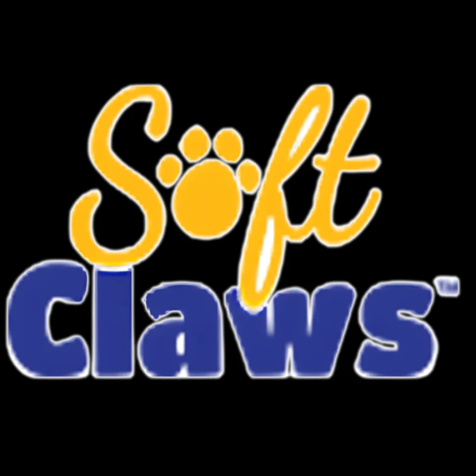 Blue Sparkle Feline Medium Nail Caps by Soft Claws