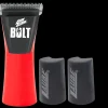 BOLT Cordless 2 Speed Clipper Red with Two Batteries by Laube