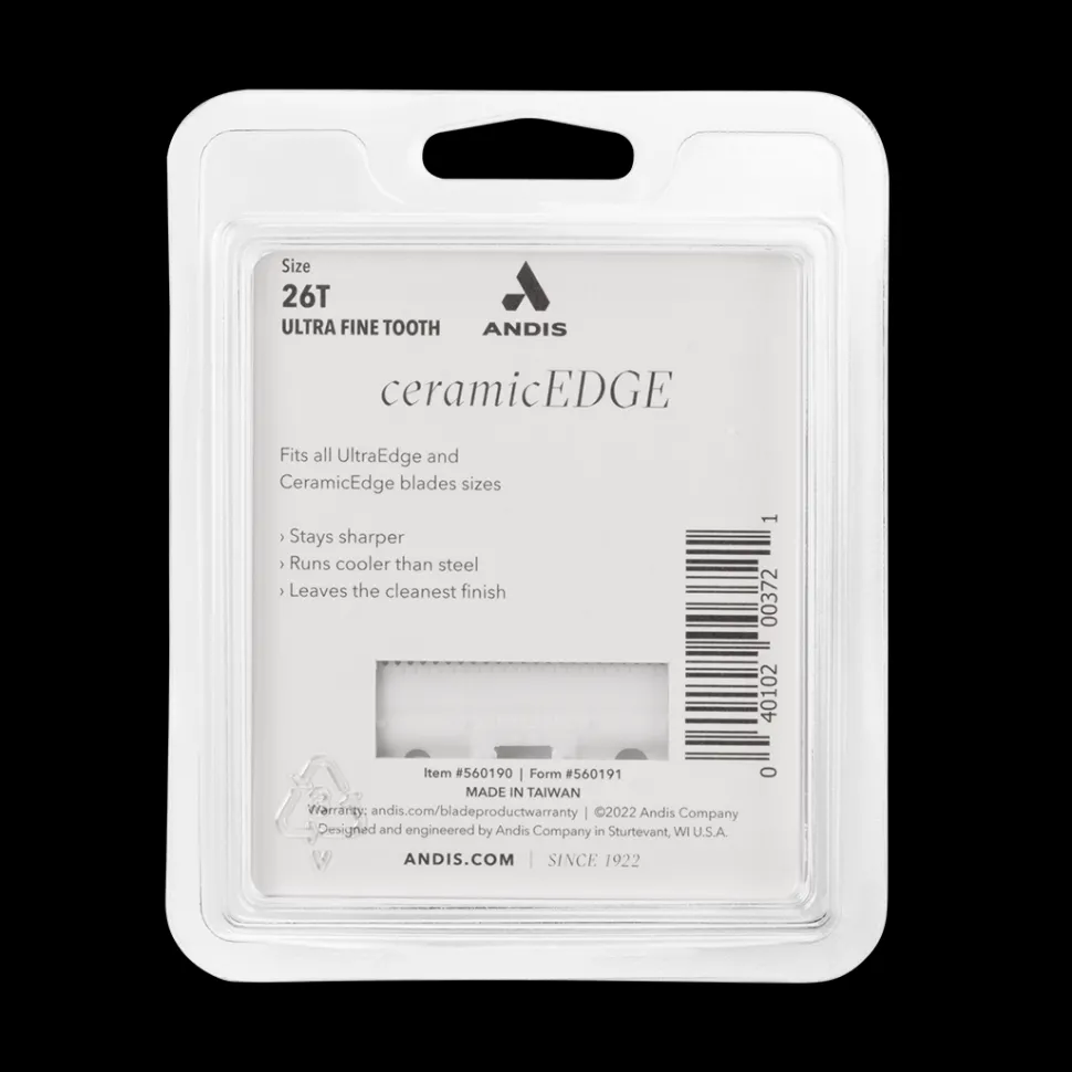 Ceramic Edge 26T Ultra Fine Tooth Cutter by Andis