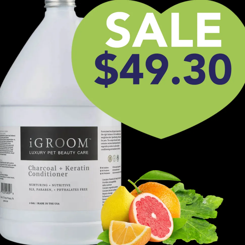 Charcoal and Keratin Conditioner Gallon by iGroom