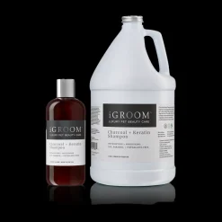 Charcoal and Keratin Shampoo Gallon by iGroom