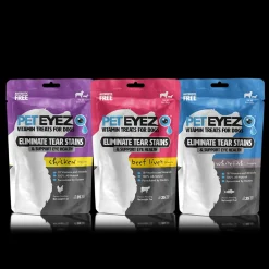 Chicken, Beef Liver, and Whitefish Dog Treats Bundle by Pet Eyez