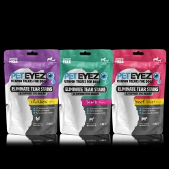 Chicken, Lamb, and Beef Liver Dog Treats Bundle by Pet Eyez