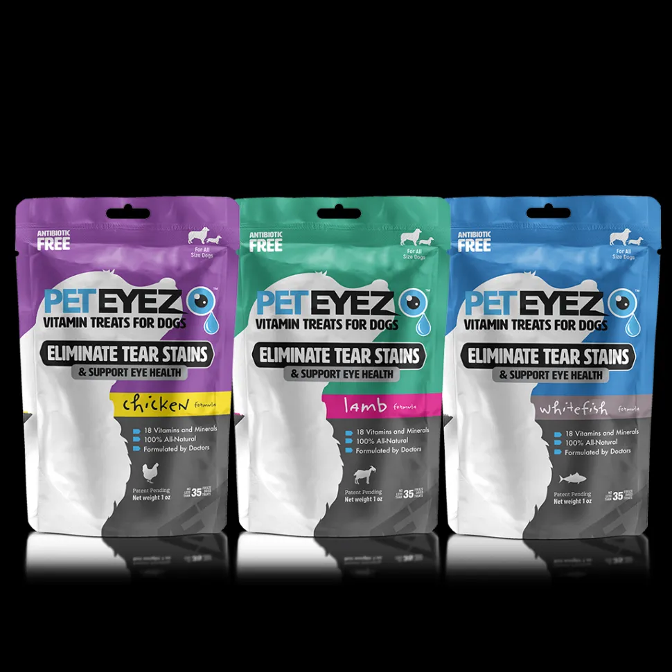 Chicken, Lamb and Whitefish Dog Treats Bundle by Pet Eyez