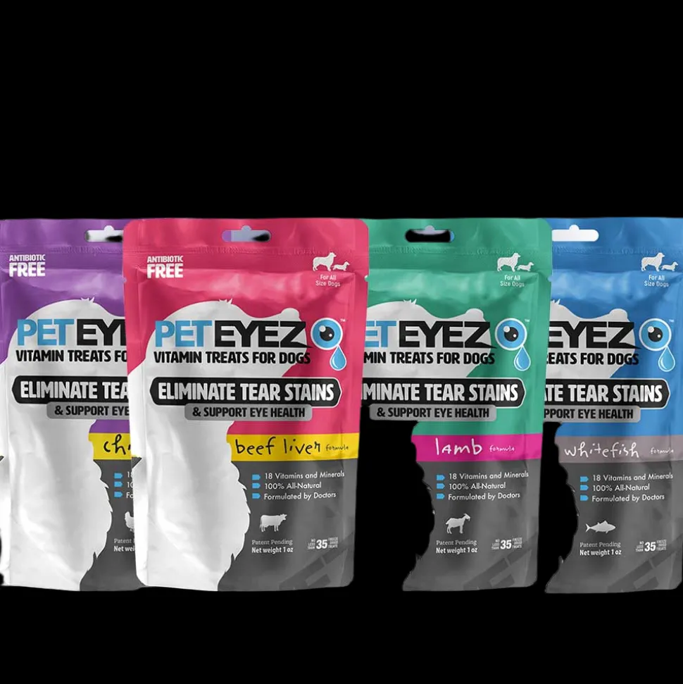 Chicken, Lamb, Beef Liver, and Whitefish Dog Treats Bundle by Pet Eyez