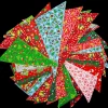 Christmas Winter Bandanas - 60 Assorted Sizes and Patterns by Bandanas Unlimited