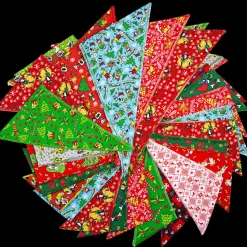 Christmas Winter Bandanas - 60 Assorted Sizes and Patterns by Bandanas Unlimited