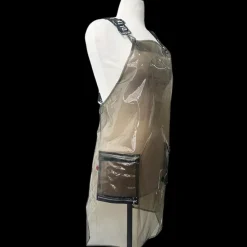 Clear Black Plastic Signature Crossover Apron by Ladybird Line