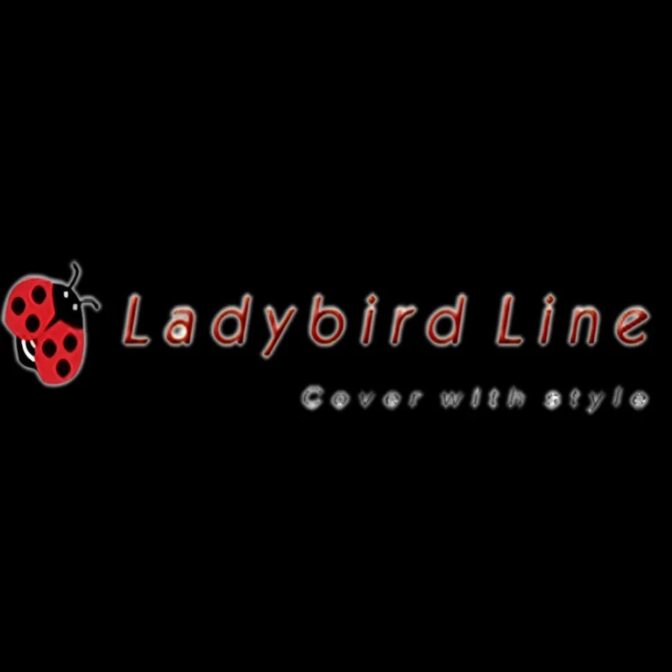 Clear Black Plastic Signature Crossover Apron by Ladybird Line