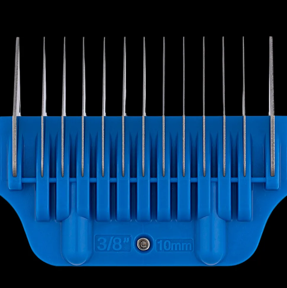 6 Colored Wide Combs with 30W blade by Zolitta