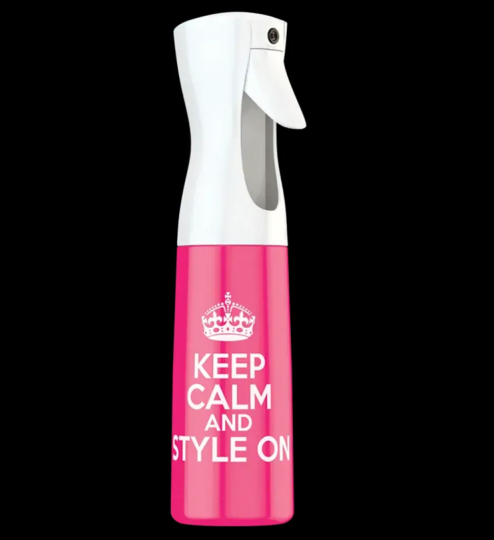 Continuous Spray Bottle Keep Calm Pink