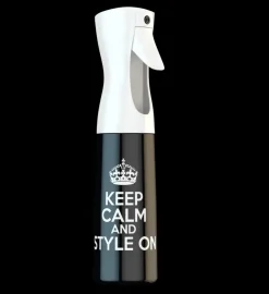 Continuous Spray Bottle Keep Calm Black