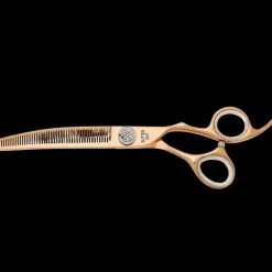 Crystal Gold Cobalt 6.5" 46 Tooth Curved Blender by Geib