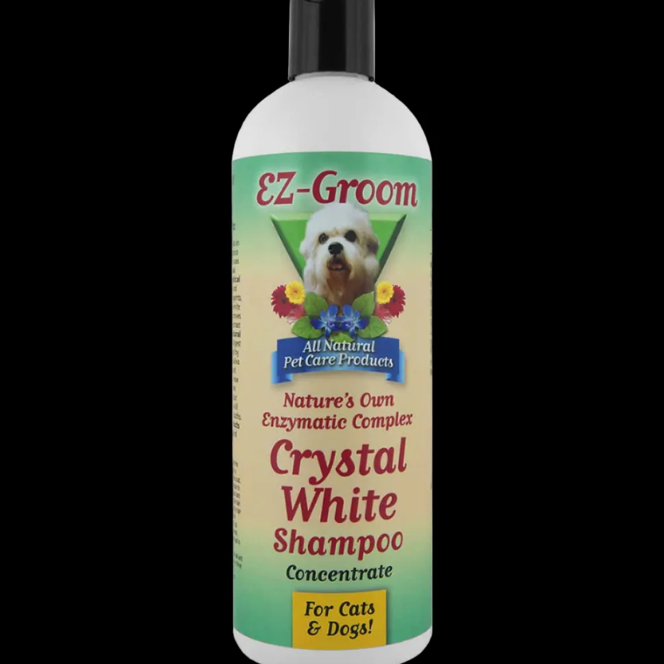 Crystal White Whitening Shampoo 16oz by EZ-Groom