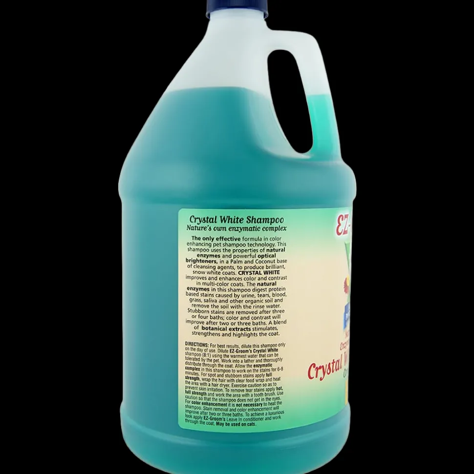 Crystal White Whitening Shampoo 1 Gallon by EZ-Groom