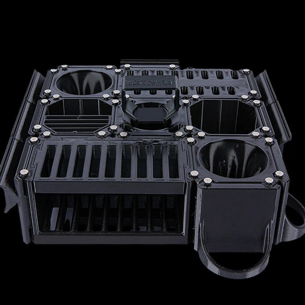 Custom Cube Tool Caddy Black by Vanity Fur