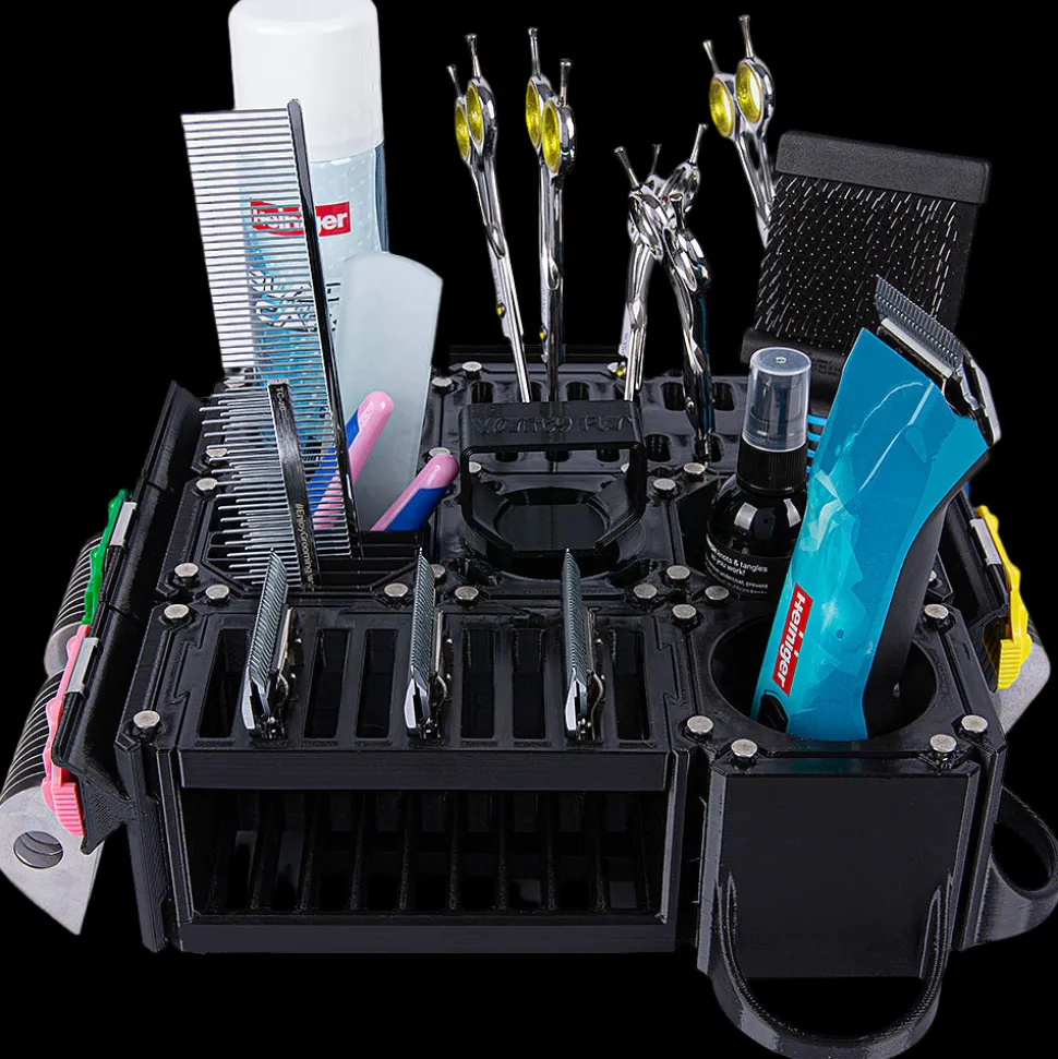 Custom Cube Tool Caddy Black by Vanity Fur