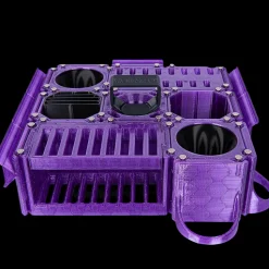 Custom Cube Tool Caddy Jolly Purple by Vanity Fur