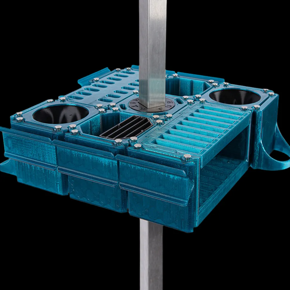 Custom Cube Tool Caddy Jolly Blue by Vanity Fur