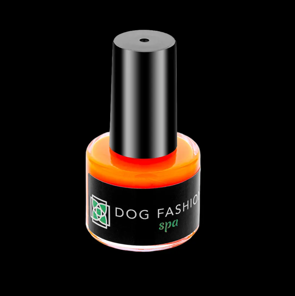 Disco Paw Orange Non-toxic Nail Polish by Dog Fashion Spa