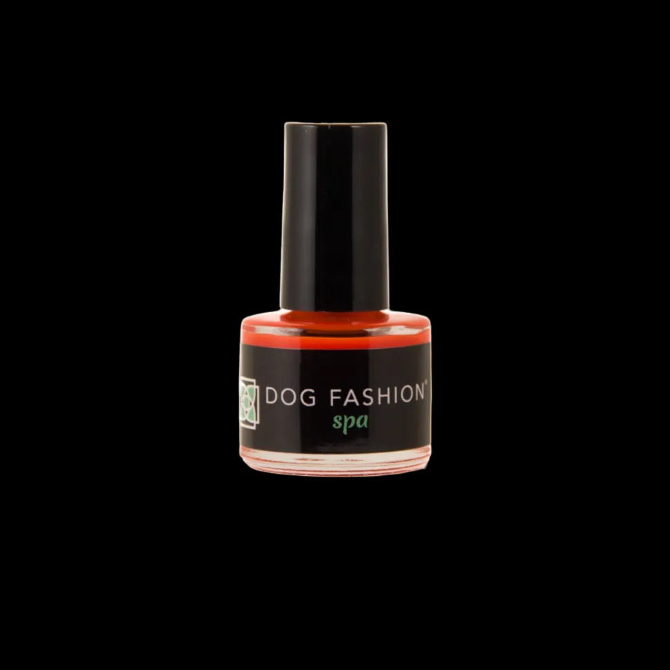 Disco Paw Orange Non-toxic Nail Polish by Dog Fashion Spa