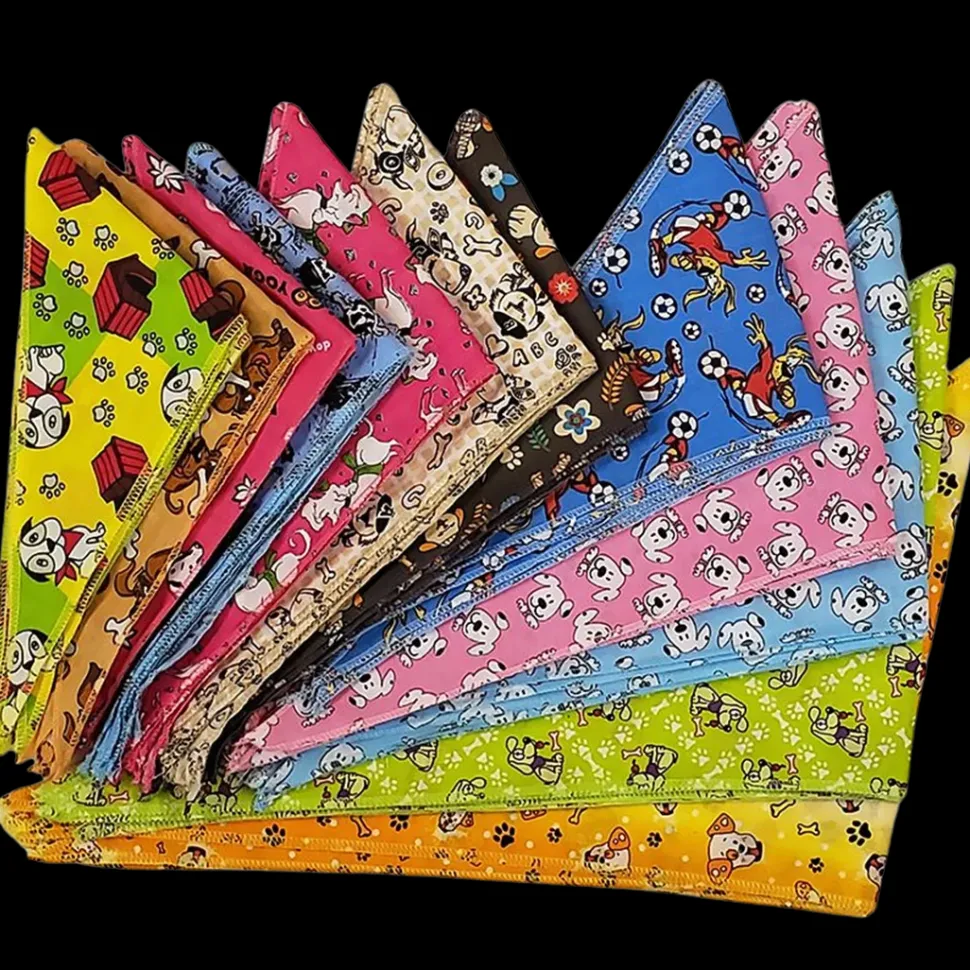 Doggie Bandanas - 60 Assorted Sizes and Patterns by Bandanas Unlimited