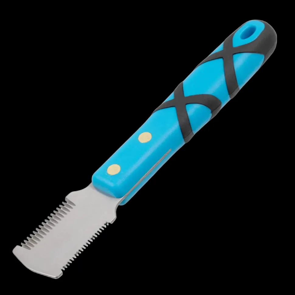 Double Sided Fine/Coarse Pro Stripping Knife by Groom Professional