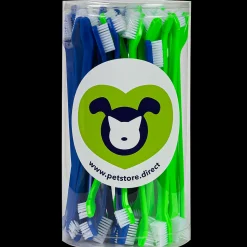 Dual-end Tooth Brushes 50 Count Green/Blue by PetStore.Direct