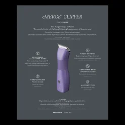 Emerge Clipper Purple by Andis