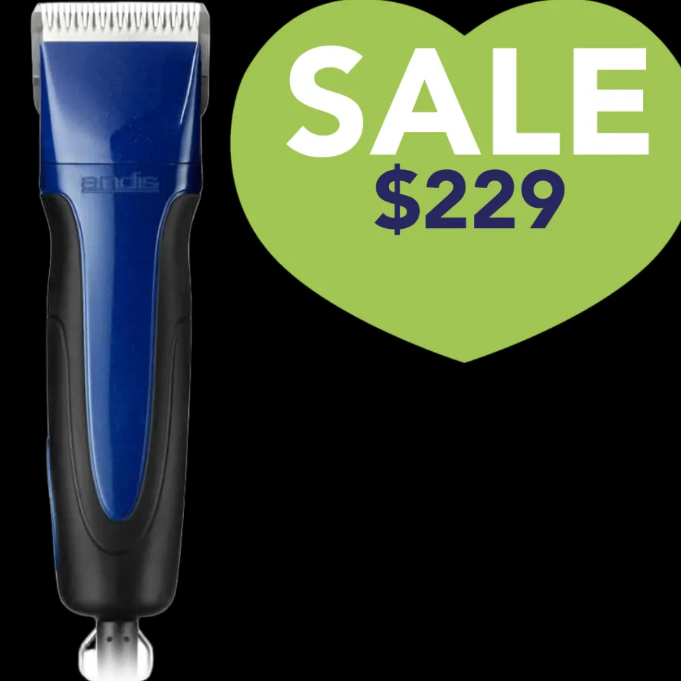 Excel 5-Speed Detachable Blade Clipper Blue by Andis