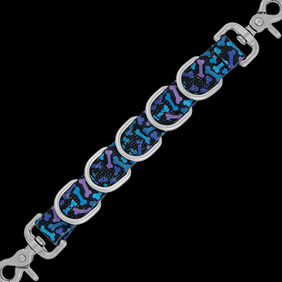 Extenders Colorful Bones Trigger Snap Single Sided by Groom Loop