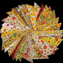 Fall & Thanksgiving Bandanas - 60 Assorted Sizes and Patterns by Bandanas Unlimited